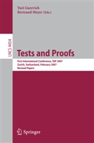 Gurevich, Gurevich, Yuri Gurevich, Bertran Meyer, Bertrand Meyer - Tests and Proofs