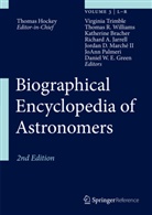 Marvin Bolt, Katherine Bracher, Daniel Green, Daniel W. E. Green, Daniel W.E. Green, Thomas Hockey... - Biographical Encyclopedia of Astronomers, 4 Teile