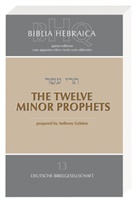 Bibelausgaben - FASC 13: Biblia Hebraica Quinta (BHQ). Gesamtwerk zur Fortsetzung / The Twelve Minor Prophets