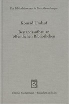 Konrad Umlauf - Bestandsaufbau an öffentlichen Bibliotheken