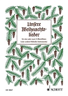 Unsere Weihnachtslieder, für 1 oder 2 C-Blockflöten