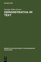 Georgia Veldre-Gerner - Demonstrativa im Text