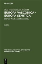 Theo Vennemann, Theo Vennemann gen Nierfeld, Theo Vennemann gen. Nierfeld, Patrizia Noel, Patrizi Noel Aziz Hanna, Patrizia Noel Aziz Hanna - Europa Vasconica - Europa Semitica