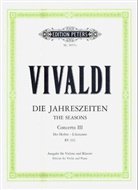 Antonio Vivaldi, Walter Kolneder - Konzerte für Violine und Streichorchester, Die Jahreszeiten, op.8, Klavierauszug - 3: Der Herbst, F RV 293