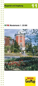 Geobasisdaten: Land NRW, GeoMa, GeoMap - Wanderkarten Nordrhein-Westfalen - Bl.11: Wanderkarte Nordrhein-Westfalen Wuppertal und Umgebung