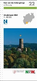 Wanderkarten Nordrhein-Westfalen - Bl.22: Wanderkarte Nordrhein-Westfalen Bonn und das Siebengebirge