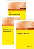 Udo Cremer, Jürgen Marx, Karsten Webel - Basiswissen Steuer und Studium, 3 Bde.