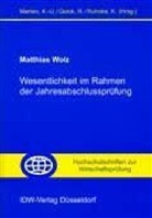 Matthias Wolz - Wesentlichkeit im Rahmen der Jahresabschlussprüfung