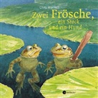 Chris Wormell - Zwei Frösche, ein Stock und ein Hund...