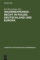 Kar Riesenhuber, Karl Riesenhuber - Wahrnehmungsrecht in Polen, Deutschland und Europa