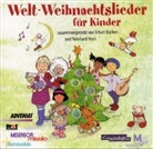 Welt-Weihnachtslieder für Kinder, 1 Audio-CD (Audiolibro)