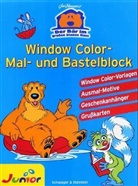 Window Color Mal- und Bastelblock, Der Bär im großen blauen Haus