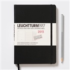 Wochenkalender + Notizbuch, Medium, schwarz 2013
