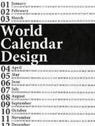 Not Available (NA) - World Calendar Design