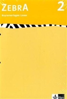 Zebra: 2. Schuljahr, Kopiervorlagen Lesen
