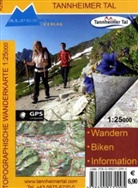Alpenwelt Luftbildpanorama & Wanderkarte: Alpenwelt Topographische Wanderkarte Tannheimer Tal