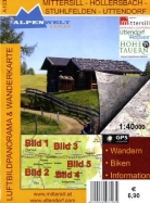 Alpenwelt Luftbildpanorama & Wanderkarte: Alpenwelt Luftbildpanorama & Wanderkarte Mittersill, Hollersbach, Stuhlfelden, Uttendorf