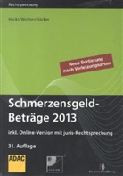 Frank Häcker, Susanne Hacks, Wolfgang Wellner - SchmerzensgeldBeträge 2013, m. CD-ROM