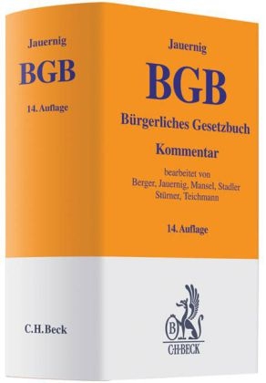 Othmar Jauernig - Bürgerliches Gesetzbuch (BGB) mit Allgemeinem Gleichbehandlungsgesetz (Auszug), Kommentar