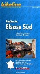 Bikeline Radkarten: Bikeline Radkarte Elsass Süd