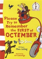 Dr Seuss, Dr. Seuss, Dr. Seuss - Please Try to Remember the First of Octember