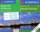 Kompass Karten: Kompass Karte Dolomiti di Brenta