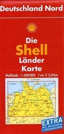 Die Shell Länderkarte: Die Shell Länderkarte Deutschland Nord. Northern Germany. Allemagne du Nord; Noord-Duitsland