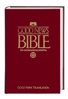 Bibelausgaben: Good News Bible, with Deuterocanonicals/Apocrypha, Standardausgabe, red