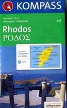 Kompass Karten: Kompass Karte Rhodos