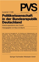 Klaus von Beyme, Klau von Beyme, Klaus von Beyme - Politische Vierteljahresschrift (PVS) - 17: Politikwissenschaft in der Bundesrepublik Deutschland