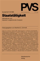 Manfred G Schmidt, Manfred G. Schmidt - Politische Vierteljahresschrift (PVS) - 19: Staatstätigkeit