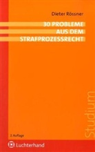 Dieter Rössner - 30 Probleme aus dem Strafprozessrecht