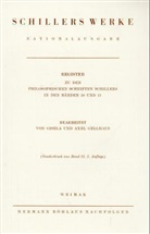 Friedrich Schiller, Friedrich von Schiller - Werke, Nationalausgabe: Register zu den Philosophischen Schriften Schillers in den Bänden 20 und 21