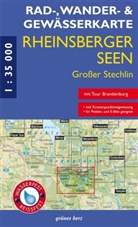 Lut Gebhardt, Lutz Gebhardt - Rad-, Wander- & Gewässerkarten - .: Rad - Wander- und Gewässerkarte Rheinsberger Seen, Großer Stechlin; .
