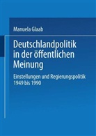 Manuela Glaab - Deutschlandpolitik in der öffentlichen Meinung