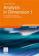 Matthias Moßburger - Analysis in Dimension 1