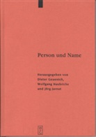 Dieter Geuenich, Wolfgan Haubrichs, Wolfgang Haubrichs, Jörg Jarnut - Person und Name