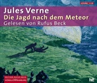 Jules Verne, Rufus Beck - Die Jagd nach dem Meteor, 3 Audio-CDs (Audiolibro)
