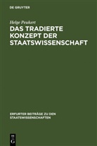 Helge Peukert, Frank Ettrich, Arno Scherzberg, Gerhard Wegner - Das tradierte Konzept der Staatswissenschaften