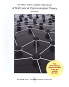 Griffin, Em Griffin, Emory Griffin, Emory A. Griffin - A First Look at Communication Theory, International Edition