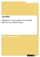 Anja Müller - "Biopetrol": A swot analysis of non-fossil fuels for cars within Europe