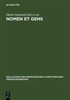 Dieter Geuenich, Wolfgan Haubrichs, Wolfgang Haubrichs, J¿rg Jarnut, Jörg Jarnut - Nomen et gens, Zur historischen Aussagekraft frühmittelalterlicher Personennamen