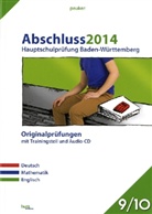 Abschluss 2012 Hauptschulprüfung Baden-Württemberg, Originalprüfungen m. Audio-CD