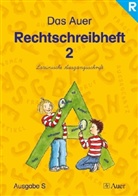 Das Auer Sprachbuch, Ausgabe S für Baden-Württemberg: Das Auer Rechtschreibheft 2 (für Rechtshänder), Lateinische Ausgangsschrift