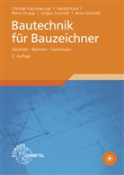 Andrea Borgmeier, Hans Braunreiter, Christe Kaczmarczyk, Christel Kaczmarczyk, Haral Kuhr, Arne u Schmidt... - Bautechnik für Bauzeichner, m. CD-ROM