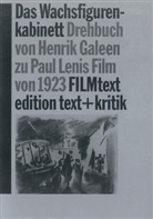 Henrik Galeen, Belach, Helga Belach, Hans-Michae Bock, Hans-Michael Bock, Henrik Galeen - Das Wachsfigurenkabinett