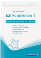 Katrin Langhans, sternchenverlag GmbH, Peter Schultz, sternchenverla GmbH, sternchenverlag GmbH - Ich kann lesen 1, Heft für die 1. Klasse