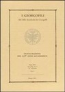 Paolo Nanni - I Georgofili. Atti Della Accademia Dei Georgofili: Inaugurazione del 258 Anno Accademico - 8 Aprile 2011. Anno 2011 - Serie VIII - Vol. 8 - Tomo I