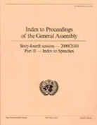 United Nations (COR) - Index to Proceedings of the General Assembly 2009/2010