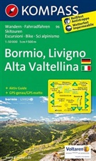 KOMPASS-Karten GmbH - Kompass Karten: Bormio Livigno Alta Valtellina